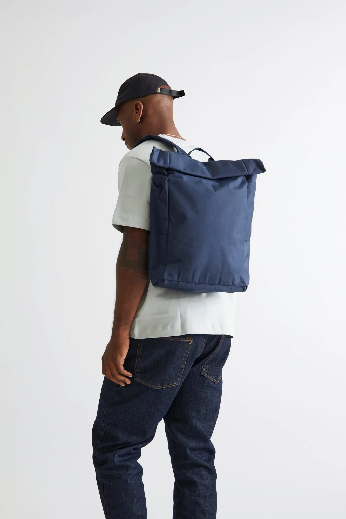 Roll Backpack Navy