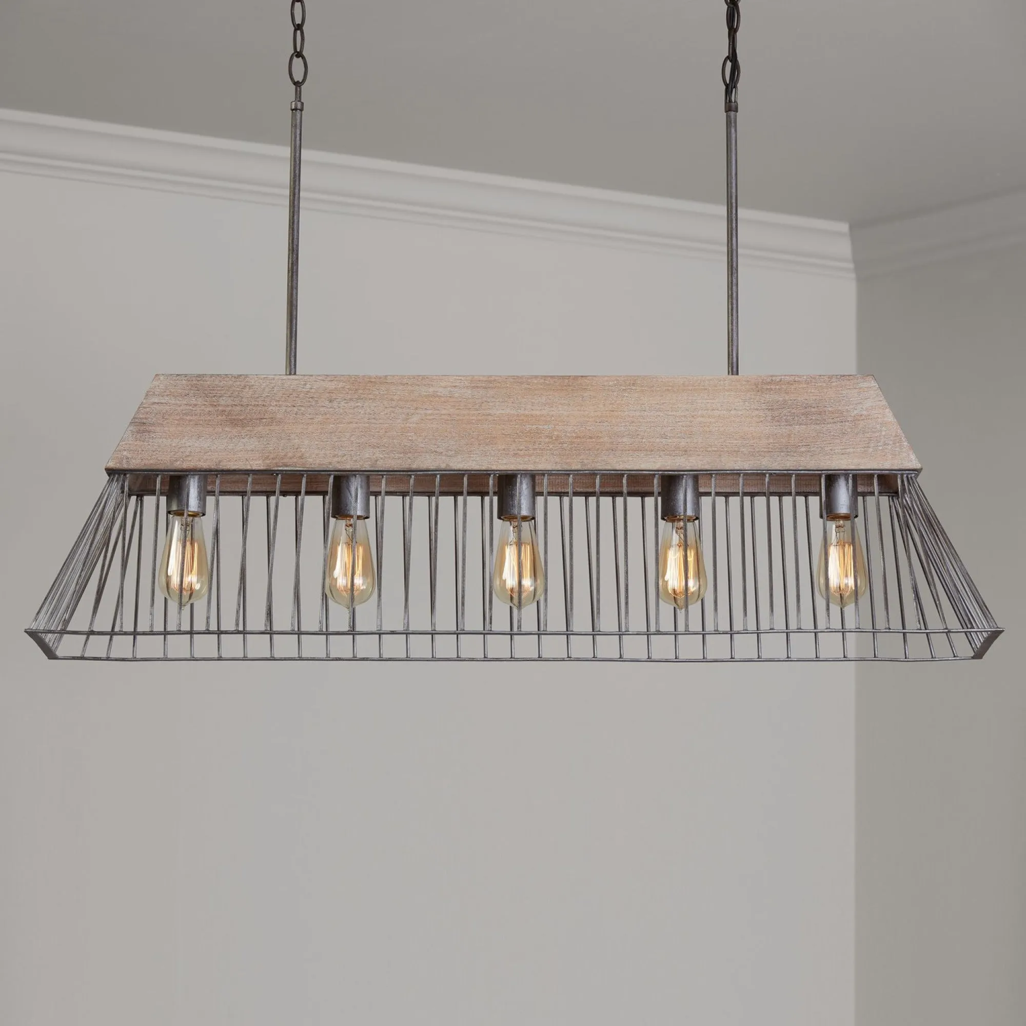 Russell Five Light Island Chandelier