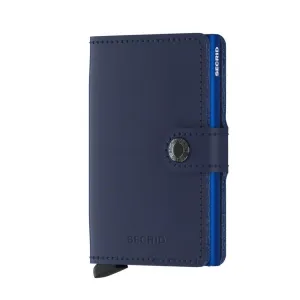 Secrid: Miniwallet Navy Blue Leather Secrid: Miniwallet Navy Blue Leather