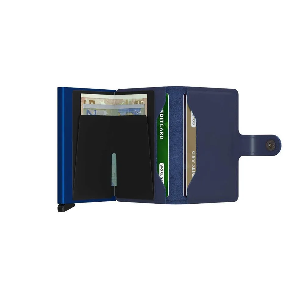 Secrid: Miniwallet Navy Blue Leather