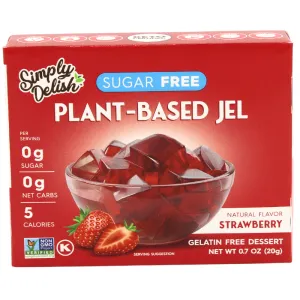 Simply Delish Strawberry Vegan Jel .7oz Simply Delish Strawberry Vegan Jel .7oz