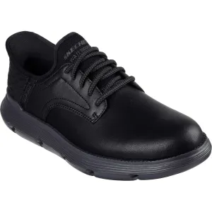 Skechers Mens Garza Carlyn 205278-BBK Black Slip On Shoe Skechers Mens Garza Carlyn 205278-BBK Black Slip On Shoe