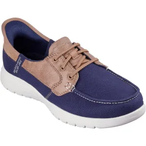 Skechers Womens On-the-GO Flex - Palmilla 136536-NVY Navy Slip On Shoe Skechers Womens On-the-GO Flex - Palmilla 136536-NVY Navy Slip On Shoe
