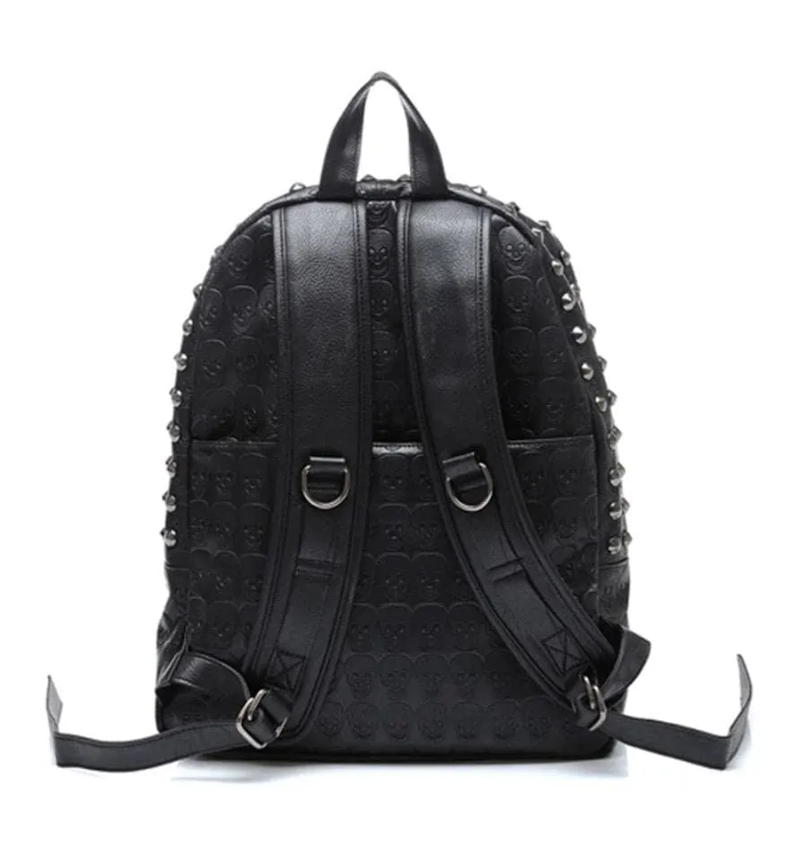 Skull Riveted Backpack