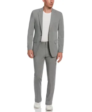 Slim Fit Grey Pinstripe Stretch Suit Slim Fit Grey Pinstripe Stretch Suit