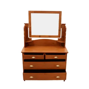 Solid Wood mirror Dresser Solid Wood mirror Dresser
