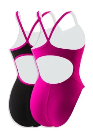 SPEEDO Women's Solid Reversible - Speedo Endurance Lite SPEEDO Women's Solid Reversible - Speedo Endurance Lite