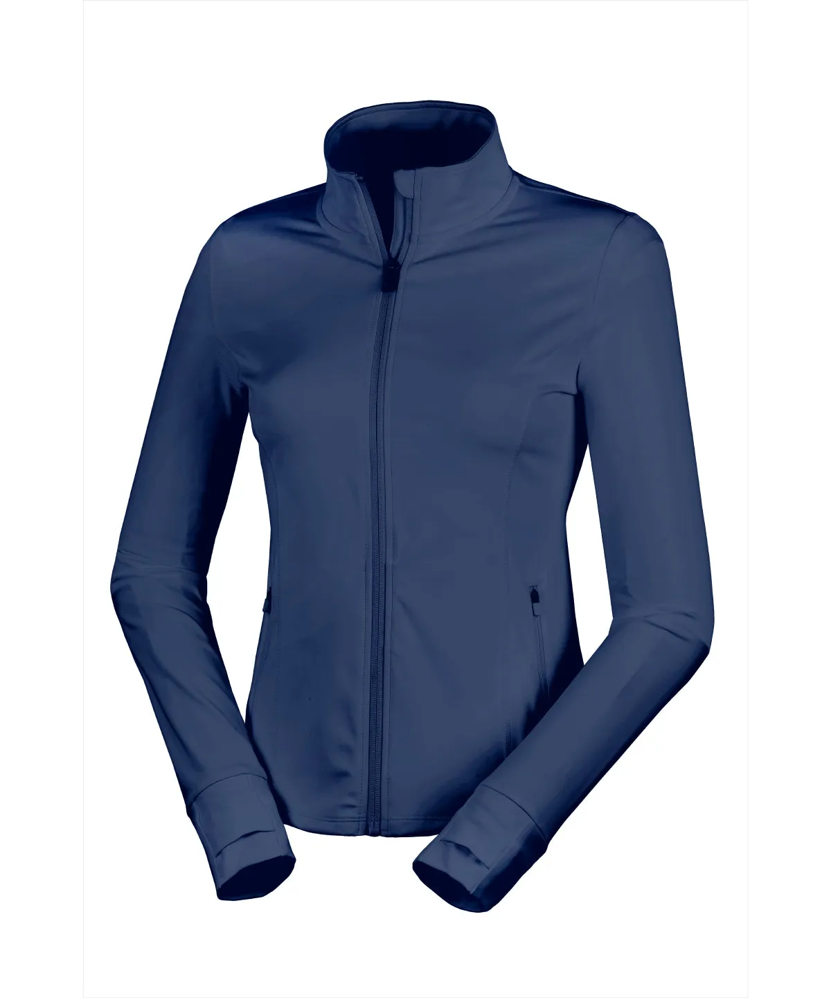 Spiro recycled womens fitness jacket | Navy