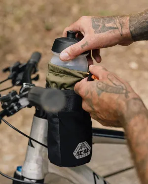 Steer Hybrid Bottle Bike Bag - True Black/ Khaki Steer Hybrid Bottle Bike Bag - True Black/ Khaki