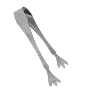 Thunder Group SLIT007 6-1/4" x 1-3/8" Stainless Steel Ice Tong Thunder Group SLIT007 6-1/4" x 1-3/8" Stainless Steel Ice Tong