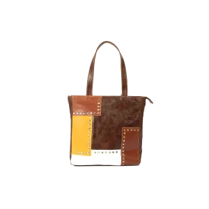 Tri-coloured Leather Shoulder Bag Tri-coloured Leather Shoulder Bag
