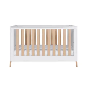 Tutti Bambini Fuori Cot Bed - White/Light Oak Tutti Bambini Fuori Cot Bed - White/Light Oak