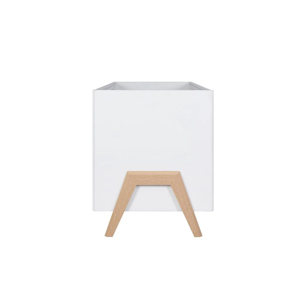 Tutti Bambini Fuori Cot Bed - White/Light Oak