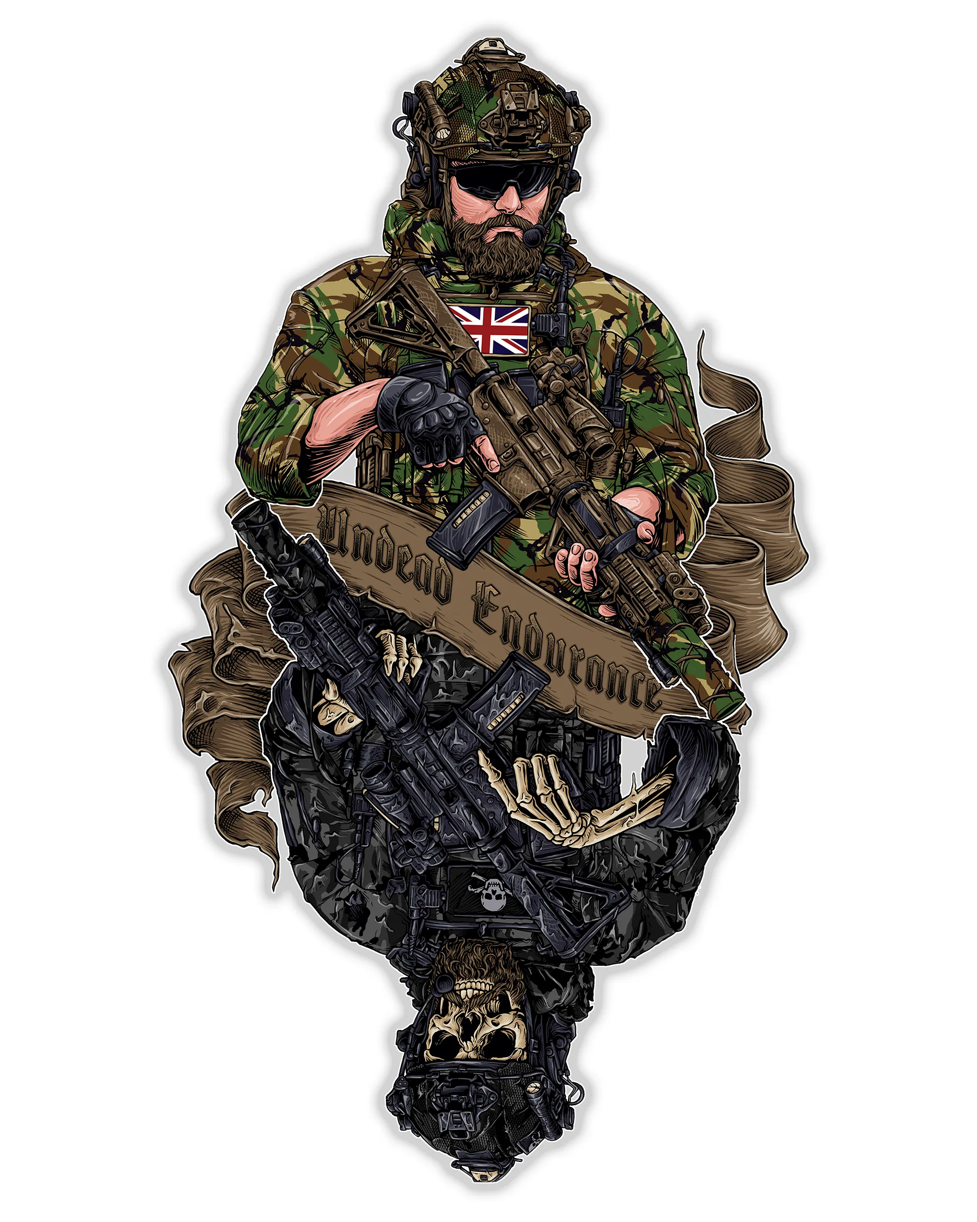 Undead Endurance Sticker - Small