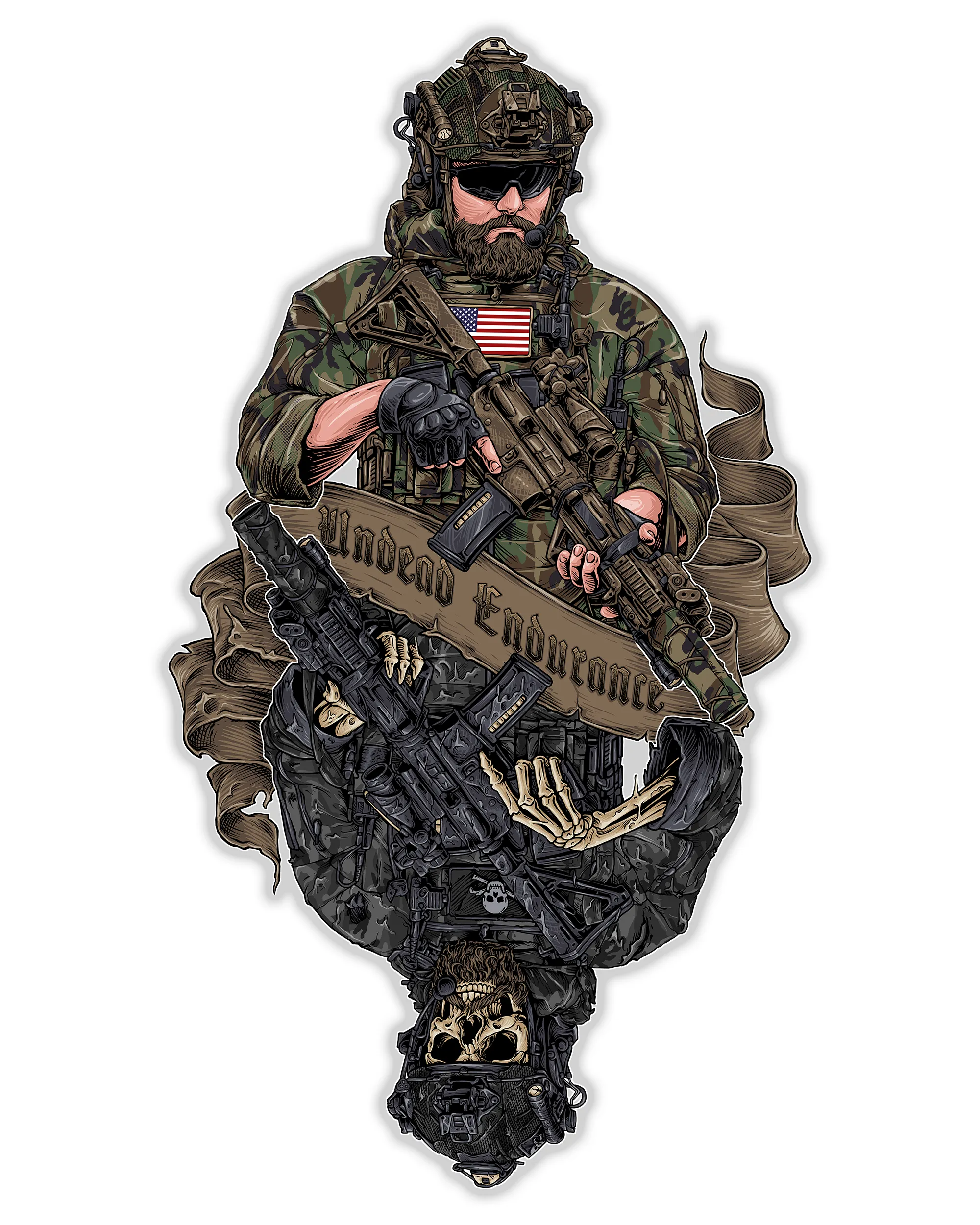 Undead Endurance Sticker - Small