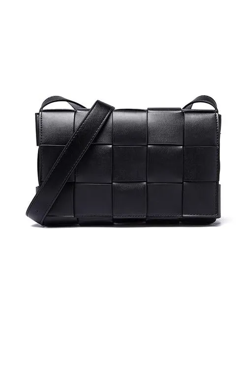 Weave Square Crossbody Bag