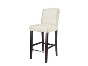 White Wooden Bar Height Stool White Wooden Bar Height Stool