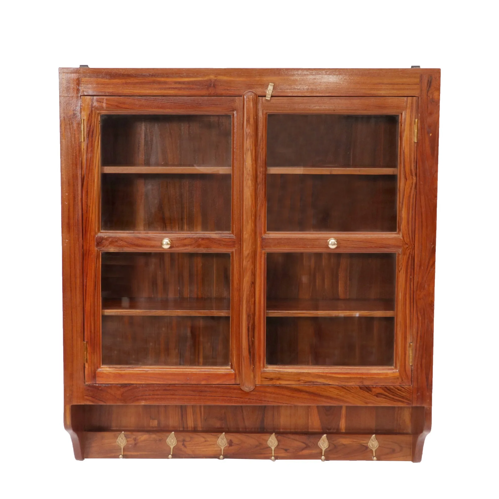 Wide Teak Kitchen Cabinet