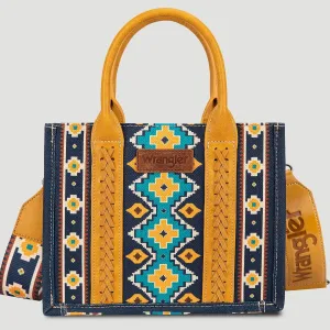 Wrangler Southwestern Print Small Canvas Tote/Crossbody - Mustard Wrangler Southwestern Print Small Canvas Tote/Crossbody - Mustard