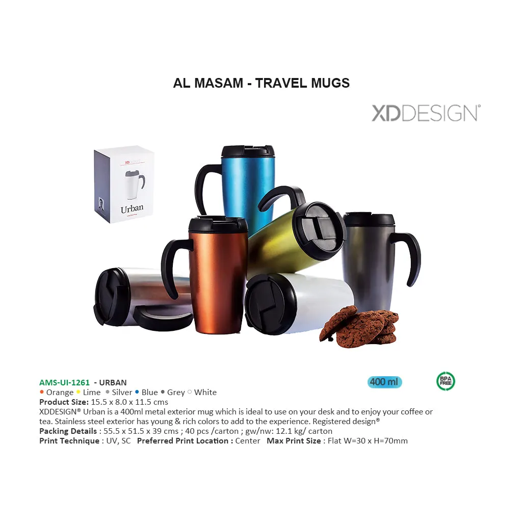 XD DESIGN Urban Stainless Steel Mug