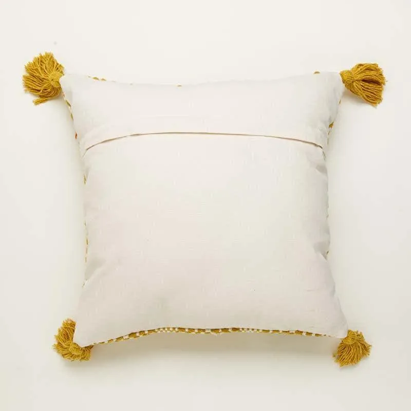 Yellow Diamond Cushion Cover