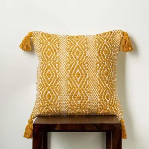 Yellow Diamond Cushion Cover Yellow Diamond Cushion Cover